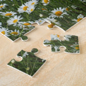  foto van White Daisies Floral Legpuzzel (Zijkant)