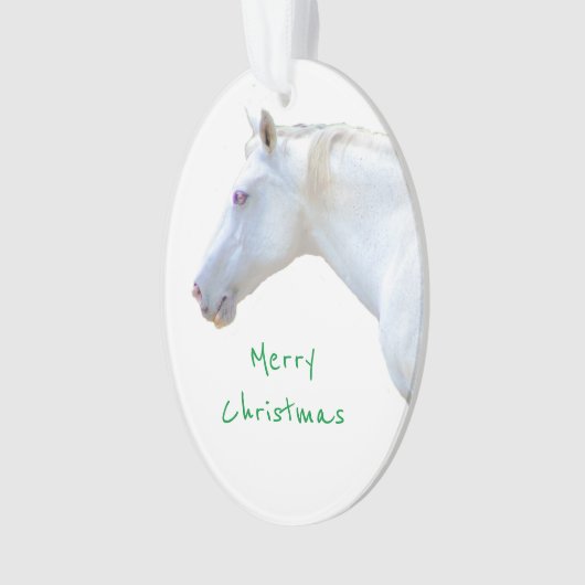 Foto van White Horse Ornament (voorkant)