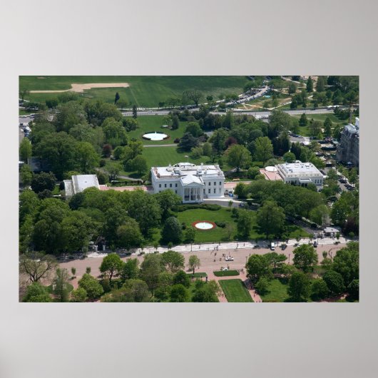 Foto van White House Aerial Poster (Voorkant)