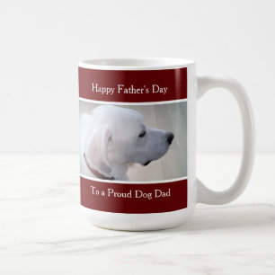 Foto van White Labrador Retriever Mix Cute Profile Koffiemok