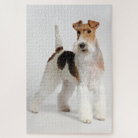 Foto van Wire Fox Terrier Dog Legpuzzel (Verticaal)