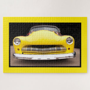 Foto van Yellow Hood Hotrod Toothy Grill Legpuzzel