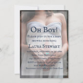 Foto van Zwangere Vrouw - Baby shower Kaart (Voorkant)