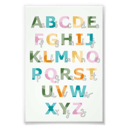 Foto vergroting ABC Afdruk (Voorkant)