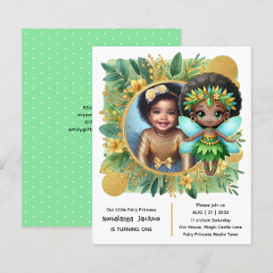 Foto Verjaardag Little Black Fairy Afrikaans Tropi