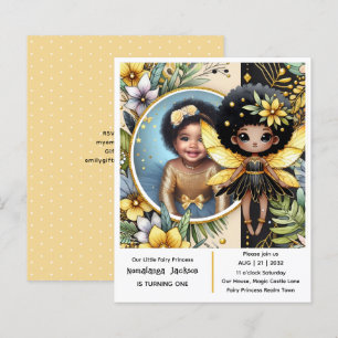 Foto Verjaardag Little Black Fairy Afrikaanse prin