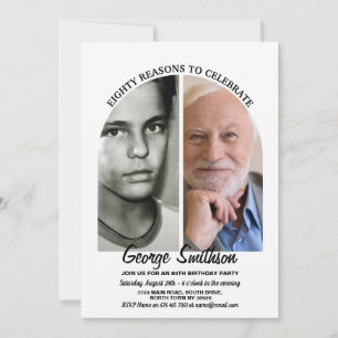 Foto Verjaardag Style Chalk 2 afbeeldingen Mannen Kaart