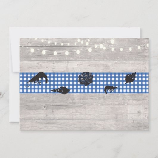 Foto Verjaardagsfeest Garnalen Kook Vis en Vis Uit Kaart (Achterkant)