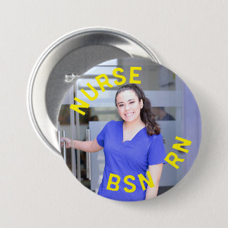Foto verpleegkundige BSN RN 3 inch cirkel Ronde Button 7,6 Cm