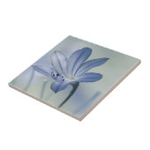 Foto vers Blue Flower Tegeltje (Zijkant)