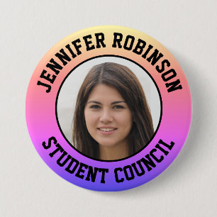 Foto vervangen Studentenraad Ronde Button 7,6 Cm