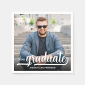 Foto Vet Afstuderen Script Graduation Party Servet (Voorkant)