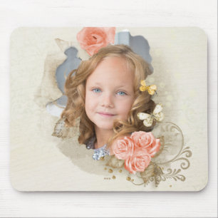 Foto Victoriaans Floral Muismat