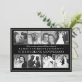 Foto viering 50ste huwelijksverjaardag kaart (Staand voorkant)