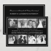 Foto viering 50ste huwelijksverjaardag kaart (Voorkant / Achterkant)