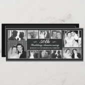 Foto viering 50ste huwelijksverjaardag kaart (Voorkant / Achterkant)