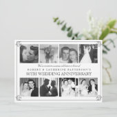 Foto viering 50ste huwelijksverjaardag kaart (Staand voorkant)