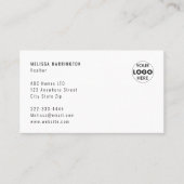 Foto Visitekaartje | Gemakkelijk aangepaste brandi (Voorkant)