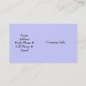 Foto-visitekaartje Visitekaartje (Achterkant)