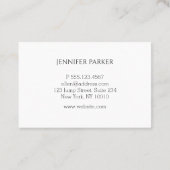 Foto Visitenkarte Visitekaartje (Achterkant)