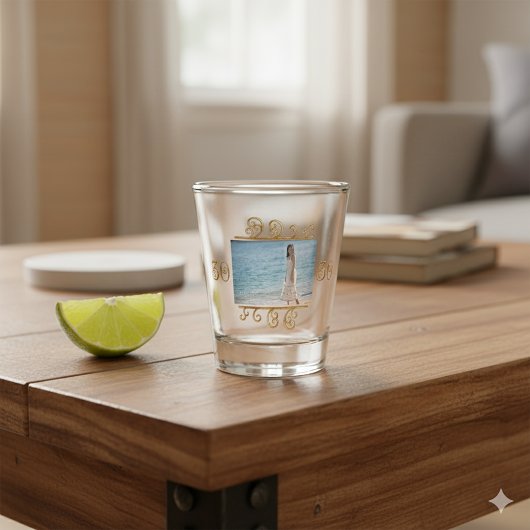 Foto voor 30e verjaardag shot glas