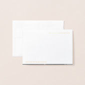 Foto voor altijd bedankt bruiloft folie kaarten (Met envelop)