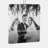 Foto voor eerste kerstfeest keramisch ornament (Rechts)