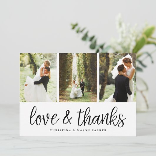 Foto voor grafisch script - Hartelijk dank - Kaart (Staand voorkant)