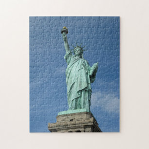 Foto vrijheidsbeeld legpuzzel