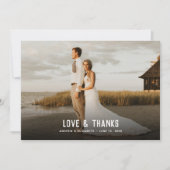 Foto & Vuurtoren Bedankkaart (Voorkant)