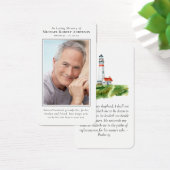 Foto vuurtoren Memorial Prayer Kaart (Bureau)