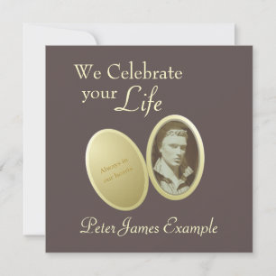 foto: Wake / (woon) begrafenis Kaart