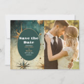 Foto  Waterverf hemelse bruiloft Save The Date (Voorkant)