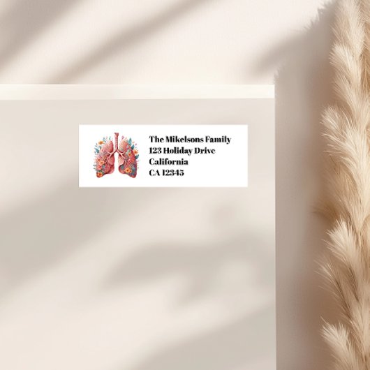 Foto Waterverf Pink Nursing School Afstuderen Etiket