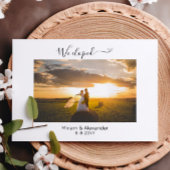 Foto We eloped Wedding Notice Briefkaart
