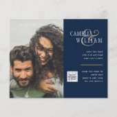 FOTO Weddenschap QR-code invullen Opslagdatum BLUE (Voorkant)