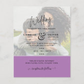 FOTO WEDDING INVITATION Budget Overlay Text LeahG (Voorkant)