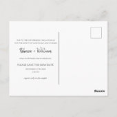 Foto Wedding Postponement Wijziging datum Briefkaart (Achterkant)