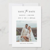 Foto Wedding Save the Date Kaart (Voorkant)