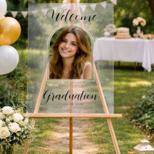 Foto Welkom Afstudeerfeest I | Elegant Schrift