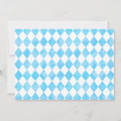 Foto Whimsical Alice in Wonderland Baby shower Kaart (Achterkant)