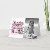 *~* Foto Whimsical Emoji AP72 Moederdag Kaart