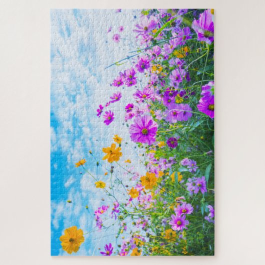 Foto Wildbloemen Legpuzzel (Verticaal)