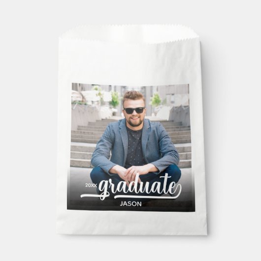 Foto Wit Afstuderen Script Bedankzakje (Voorkant)