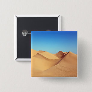 Foto woestijnduinen vierkante button 5,1 cm