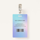 Foto Zakelijk ID Hologram Badge (Achterkant met clip)