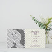 Foto Zilveren Baby Geboorteaankondiging Fotokaarte Aankondiging (Staand voorkant)