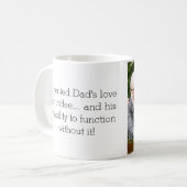 Foto zoals vader zoals dochter of zoon koffiemok (Voorkant links)