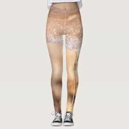 foto zon door het ijs op de oever leggings