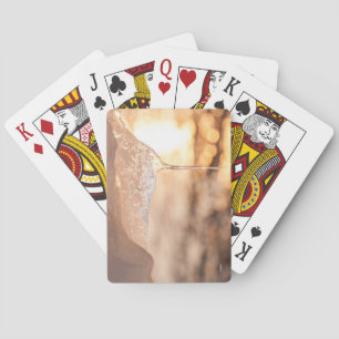 foto zon door het ijs pokerkaarten